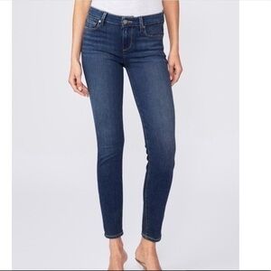 Paige Verdugo Skinny Ankle Jeans 28W 27L